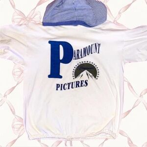 Vintage paramount pictures hoodie short sleeve shirt